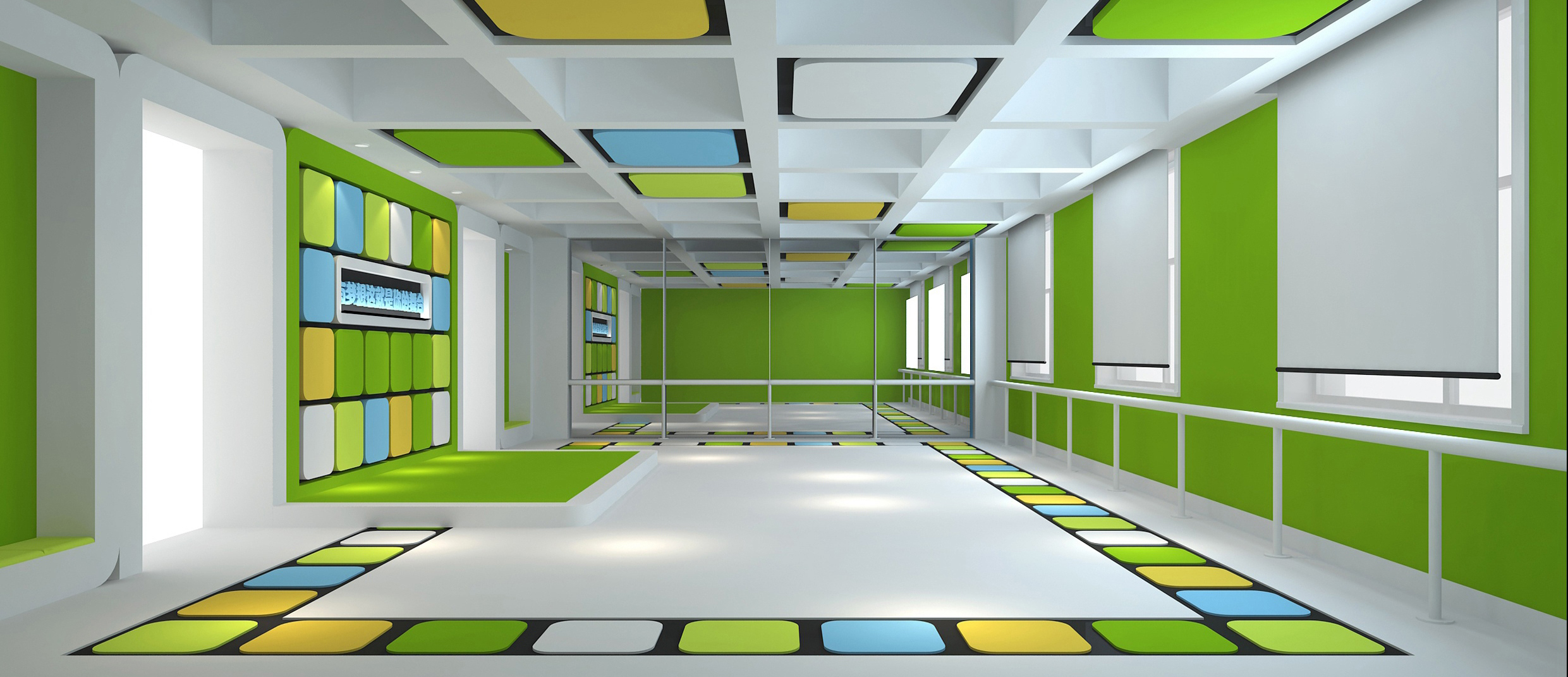 「早教機構(gòu)裝修效果圖」早教中心裝修設計效果圖